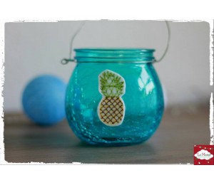 Stickserie - Flamingo Tropical Gemustert